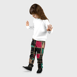 Брюки детские Модный абстрактный узор, цвет: 3D-принт — фото 2