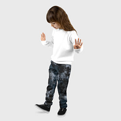 Брюки детские Камуфляж ночной Ниндзя, цвет: 3D-принт — фото 2