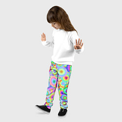Брюки детские Disco-Tie-Dye, цвет: 3D-принт — фото 2