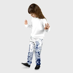 Брюки детские Tottenham hotspur Брызги красок, цвет: 3D-принт — фото 2
