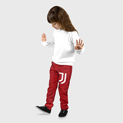 Брюки детские Juventus отпечатки, цвет: 3D-принт — фото 2