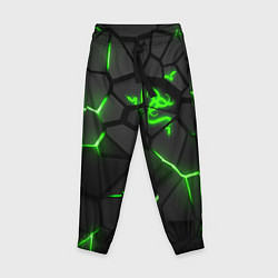 Детские брюки Razer green neon