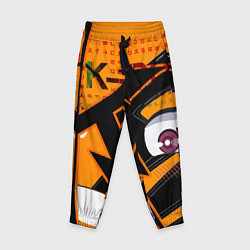 Детские брюки K-pop с буквой К молния