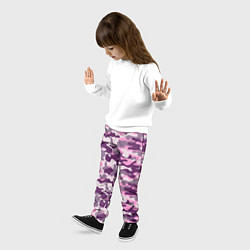Брюки детские Модный камуфляж - милитари, цвет: 3D-принт — фото 2