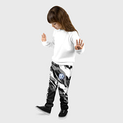 Брюки детские Фольцваген - белый камуфляж, цвет: 3D-принт — фото 2