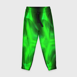 Детские брюки Black green abstract