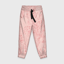 Брюки детские Розовые каракули дудл, цвет: 3D-принт