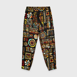 Детские брюки Африканский этнический орнамент