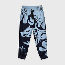 Детские брюки Дракон со снежинками