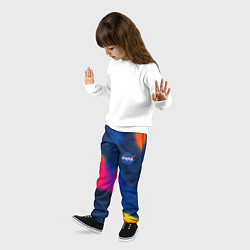 Брюки детские Nasa gradient sportcolor, цвет: 3D-принт — фото 2