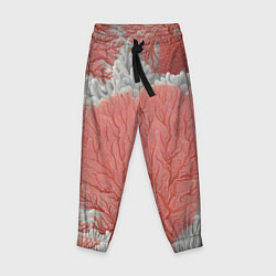 Детские брюки Красные и белые кораллы