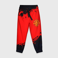 Брюки детские Manchester United colors sport, цвет: 3D-принт