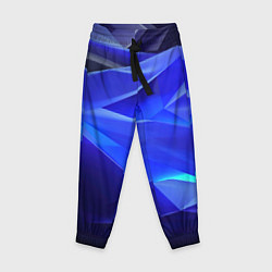 Детские брюки Black and blue abstract background sport style