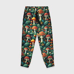 Детские брюки Дикие грибы лесные мухоморы