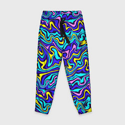 Брюки детские Psychedelic multicolored pattern, цвет: 3D-принт