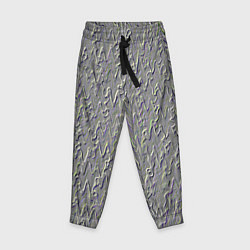 Брюки детские Тиснение метала, цвет: 3D-принт