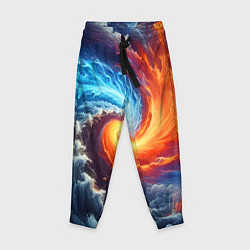 Детские брюки Столкновение двух стихий - инь янь