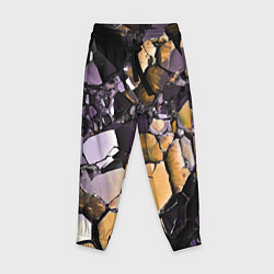 Детские брюки Чёрно-жёлтый камень