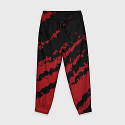 Детские брюки The color is red and black