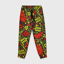 Детские брюки Красная рябина хохлома