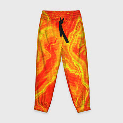 Детские брюки Огненный жёлто-красный