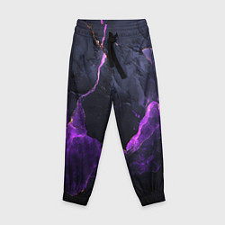 Детские брюки Фиолетово-черная объемная текстура
