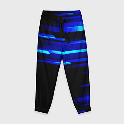 Брюки детские Color blue black, цвет: 3D-принт
