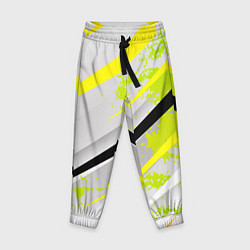 Детские брюки Color white light green