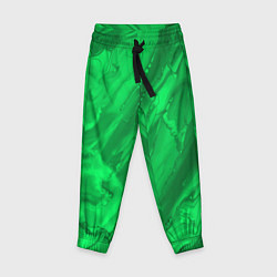 Брюки детские Зелёный малахитовый абстракция камень, цвет: 3D-принт