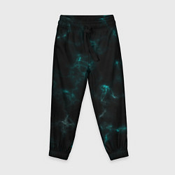 Брюки детские Color black turquoise, цвет: 3D-принт