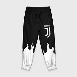 Брюки детские Ювентус белый огонь, цвет: 3D-принт
