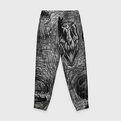 Детские брюки Черепа динозавров - эскиз