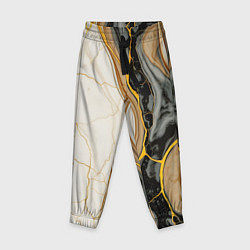 Детские брюки Золотистые прожилки в мраморе