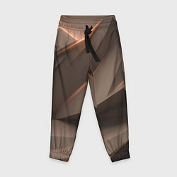 Детские брюки Кофейная объемная текстура