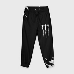 Детские брюки Monster energy fire white