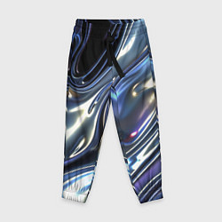 Детские брюки Серебро жидкий металл