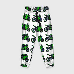 Детские брюки Motorbike green