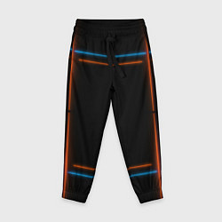 Детские брюки Neon black red blue