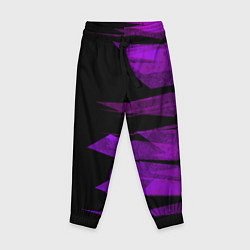 Детские брюки Color purple black stripes