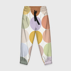 Детские брюки Цветочный горошек