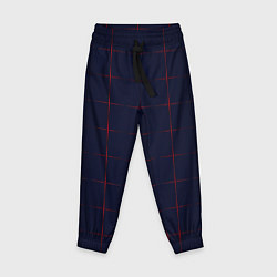 Детские брюки Color dark blue red crosses