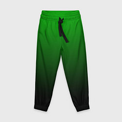 Брюки детские Green gradient, цвет: 3D-принт