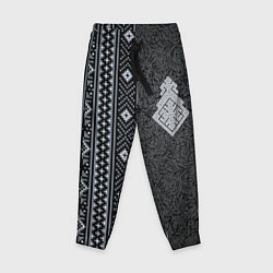 Брюки детские Славянский орнамент Макошь, цвет: 3D-принт