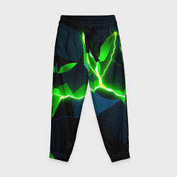 Детские брюки Neon green glow