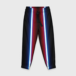 Детские брюки Color white blue red neon