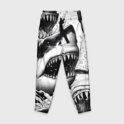 Детские брюки Белая акула - стая