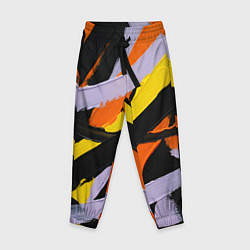 Детские брюки Полоски краски абстракция