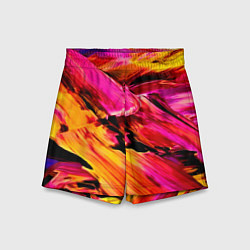 Шорты детские Акварельный цвет, цвет: 3D-принт