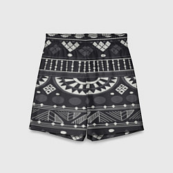 Шорты детские Black&White africa, цвет: 3D-принт
