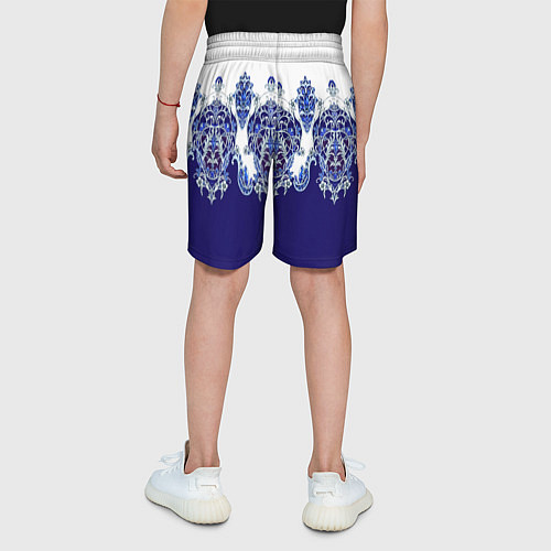 Детские шорты Растительный орнамент / 3D-принт – фото 4